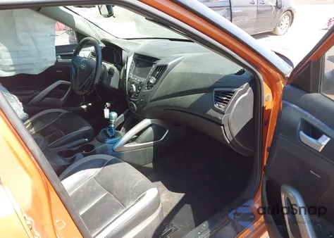 2015 Hyundai Veloster Turbo from USA, damaged, VIN KMHTC6AE7FU228107